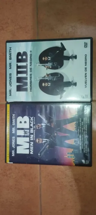 Películas DVD Men in Black (MIB) 1 y 2