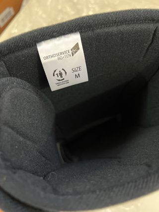 Bota ortopédica ajustable negra NUEVA