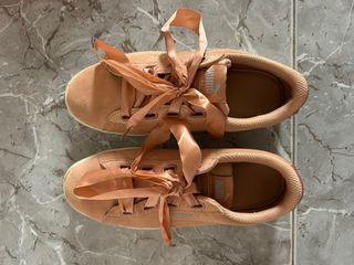 Zapatillas Puma Plataforma Rosa/Beige