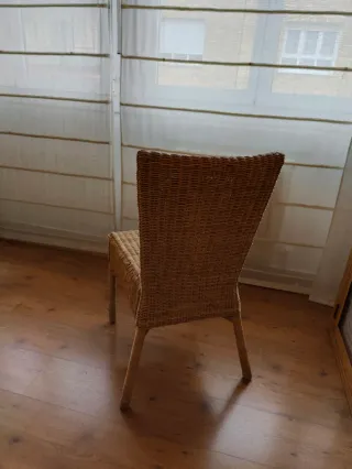 4 Sillas Ratán Natural