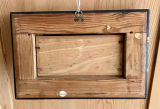 Olio su tavola Paesaggio toscano