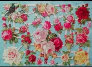 Lamina Cromos troquelados EF 7234.Flores