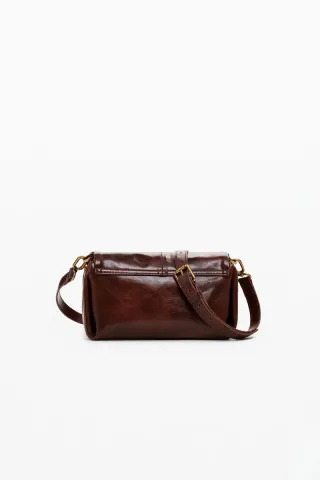 Bolso bandolera Desigual marrón