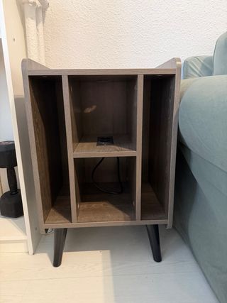 Mueble Tocadiscos con Enchufes Incorporados