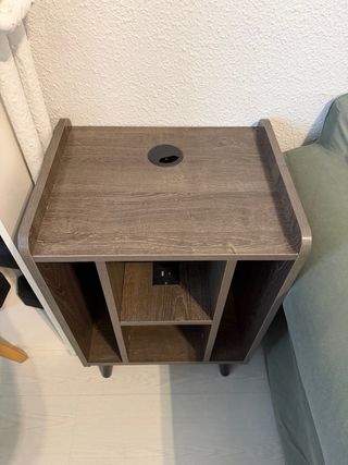 Mueble Tocadiscos con Enchufes Incorporados