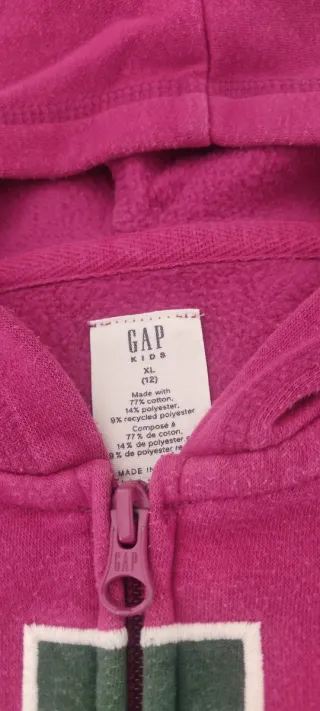 Sudadera Gap cremallera talla M