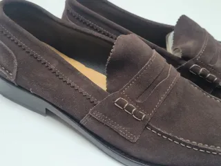 Mocassino in camoscio donna