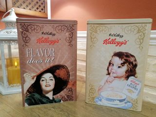 Lote 4 Cajas Metálicas Decorativas Vintage