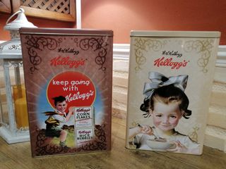 Lote 4 Cajas Metálicas Decorativas Vintage