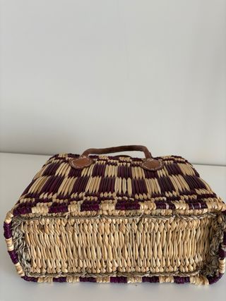 Bolso de paja multiusos