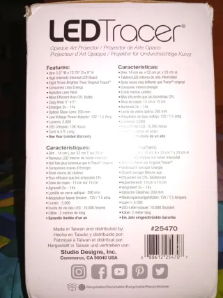 Proyector de arte Artograph LED Tracer a estrenar