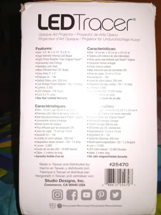 Proyector de arte Artograph LED Tracer a estrenar