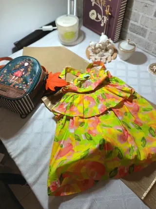 Vestito floreale Mayoral e Giacca 4 anni bambina