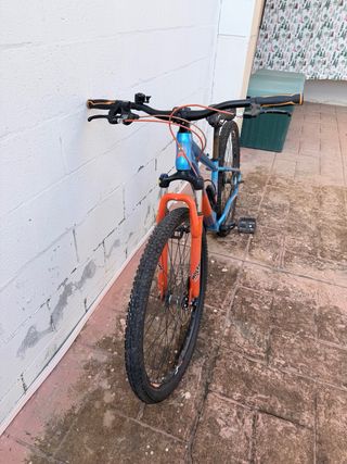 Bicicleta de Montaña WOLFBIKE Azul/Naranja