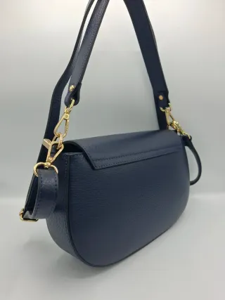 Borsa Tracolla Vera Pelle Made In Italy