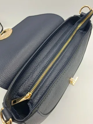 Borsa Tracolla Vera Pelle Made In Italy