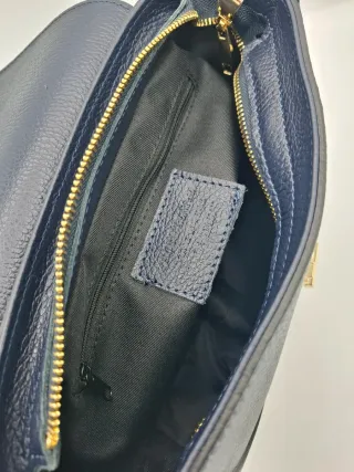 Borsa Tracolla Vera Pelle Made In Italy