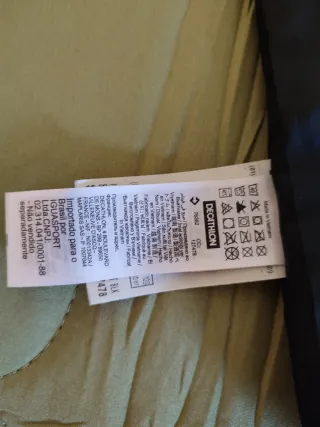 Chaleco acolchado Decathlon negro