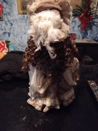 Bambola ceramica stile anni '30