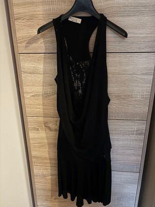 Vestito nero con paillettes