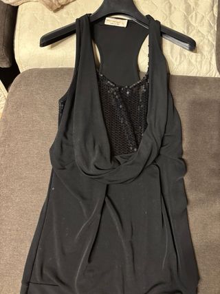 Vestito nero con paillettes