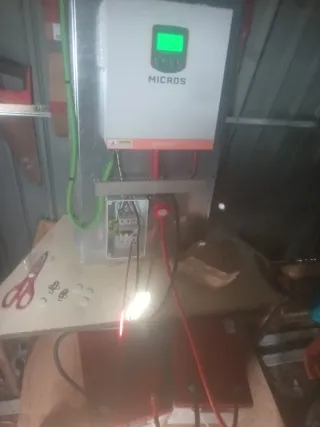 Kit Solar Aislado 3000W Inversor + 2 Baterías AGM