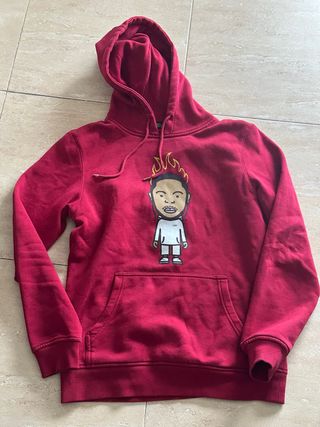 Sudadera con capucha y estampado