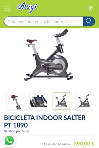 Bicicleta Estática Salter PT-1890 NUEVA