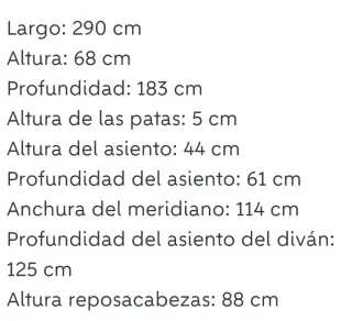 Sofá de lujo Chaiselongue izquierda y derecha