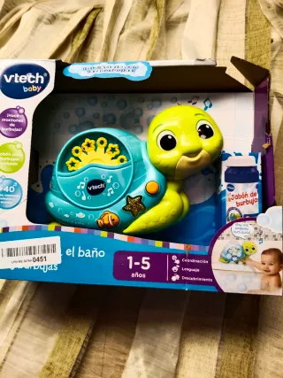 VTech Tortuga Burbujas Baño Bebé