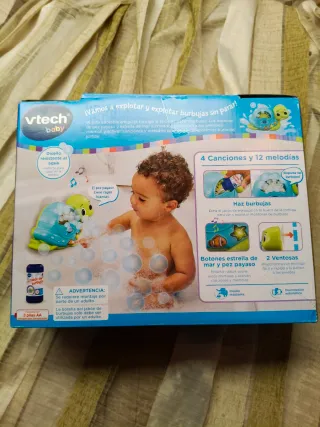 VTech Tortuga Burbujas Baño Bebé