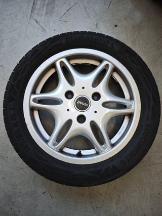 Llantas de aluminio Smart con Continental