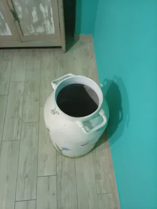 Bidone portaombrelli decorato