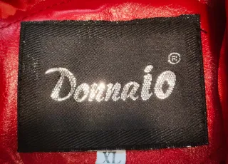 Chaqueta biker roja mujer Talla XL