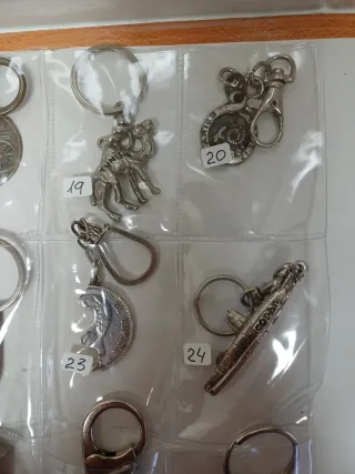 Lote de 16 llaveros coleccionables