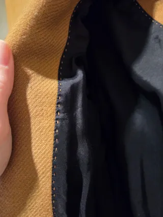 Abrigo marrón Zara Talla S