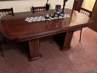 Mesa comedor extensible madera alta calidad