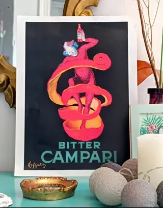Cartel Bitter Campari Vintage