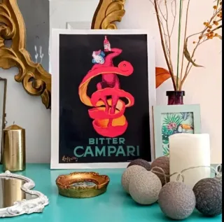 Cartel Bitter Campari Vintage