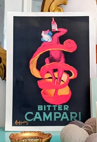 Cartel Bitter Campari Vintage