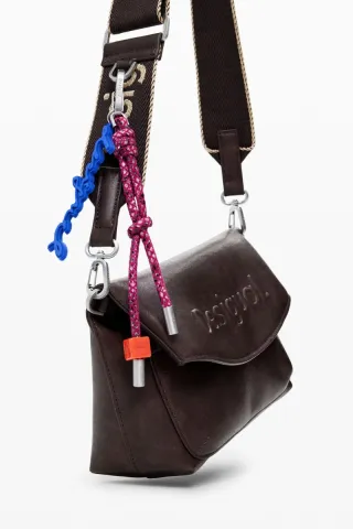 Bolso bandolera Desigual marrón