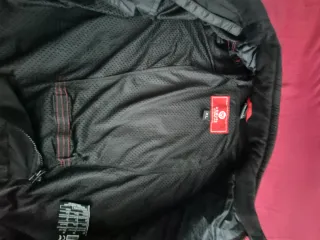 Chaqueta de moto negra