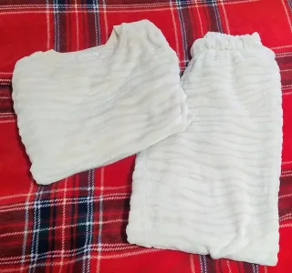 Pijama peluche cebra beige talla XS