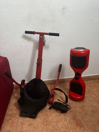 Hoverboard+ Cargador+Sillín. Leer la descripción