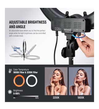 Foco LED Circular con Trípode NEEWER