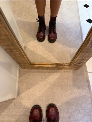 Dr. Martens 1460 Piel Smooth Rojo Cereza