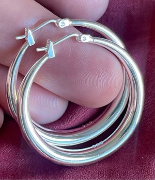 Pendientes Aro Plata 925