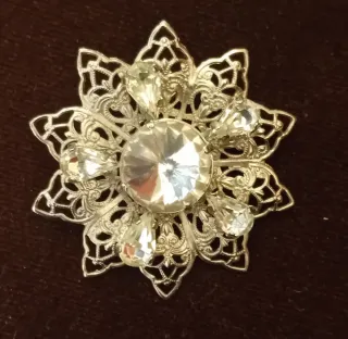 Spilla vintage filigrana anni '70