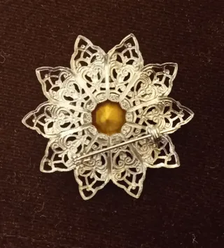 Spilla vintage filigrana anni '70
