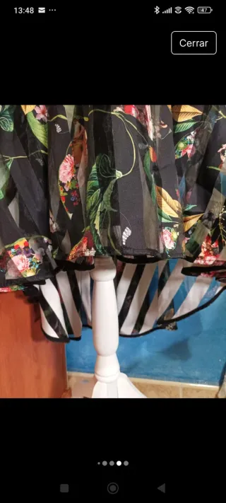 Vestido estampado floral pin-up